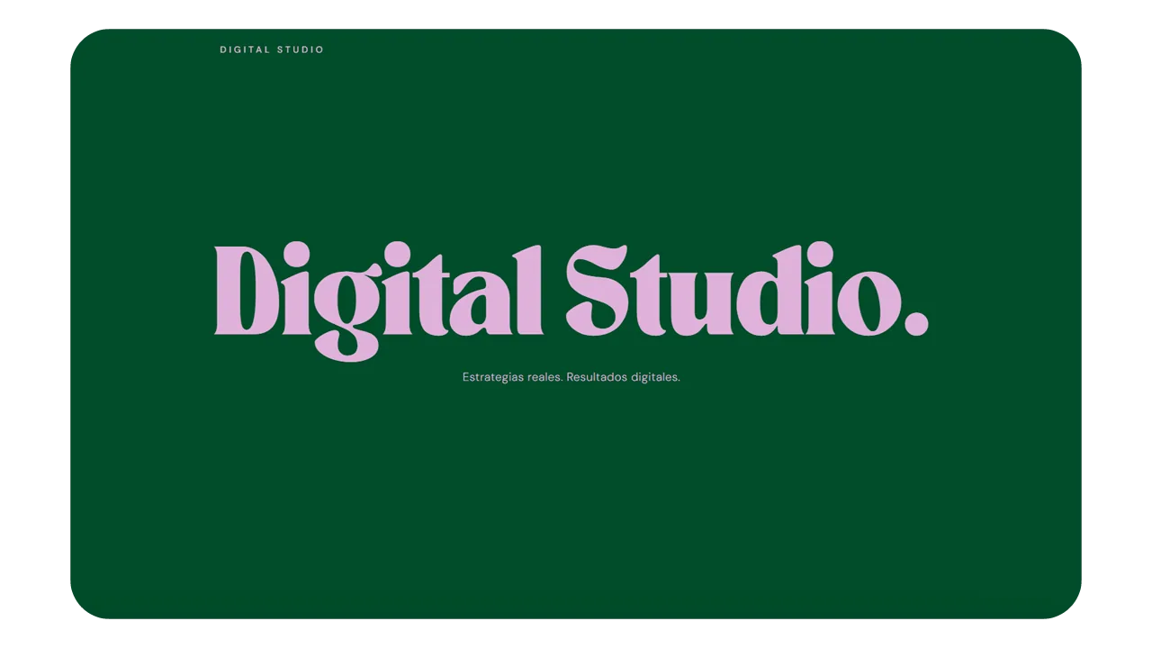 DigitalStudio: portfolio corporativo desarrollado por Kairos